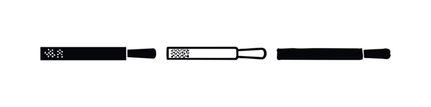 DVI Connector Parts Icon Set