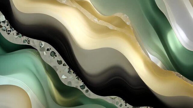 Abstract wavy patterns in soft colors creating a modern background