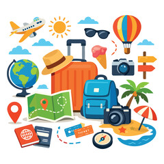 travel concept vector illustration design © MDMONIR