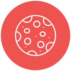 Fototapeta premium Full Moon Icon