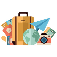 travel concept vector illustration design © MDMONIR