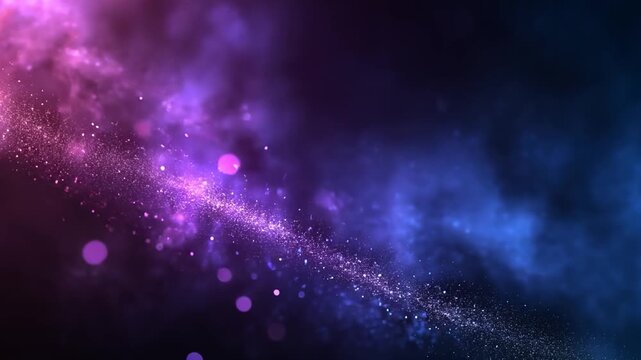 Colorful Cosmic Background with Stars and Bright Light Effects