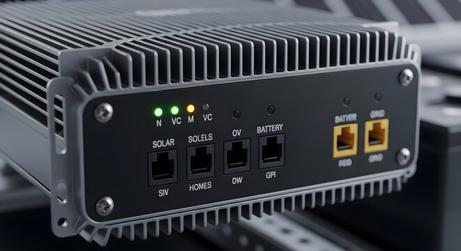 Industrial Network Device with Ethernet Ports.