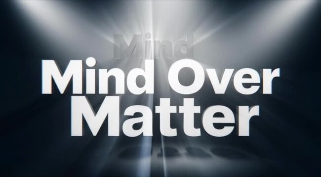 Motivational Mind Over Matter Business Success Concept