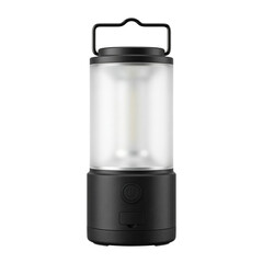 Obraz premium Portable black LED camping lantern