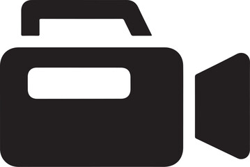 Obraz premium Vector video camera icon