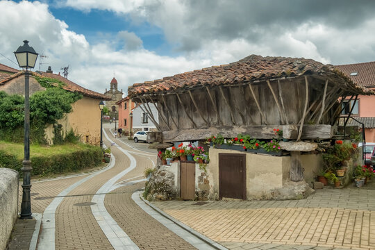 Traditional Horreo granary in Asturias