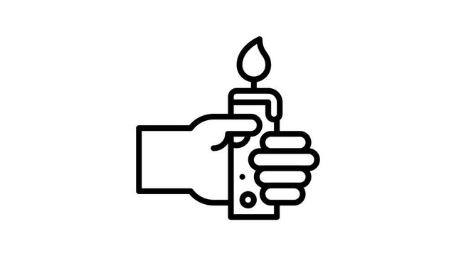 Candle Hand