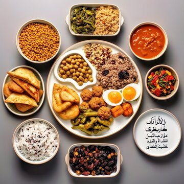 Expansive Overhead View of a Middle Eastern or Mediterranean Mez