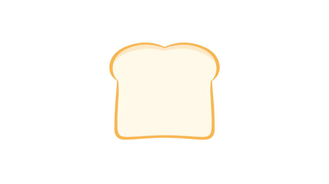 a piece of white bread