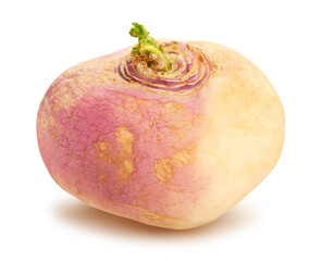 turnip path isolated on white