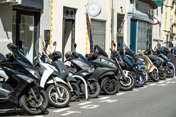 Motorroller in Nizza