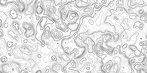 Abstract Topographic Line Pattern Background, Topographic map background. Geographic line map with elevation assignments. Contour background geographic grid. Eps10 © Abd