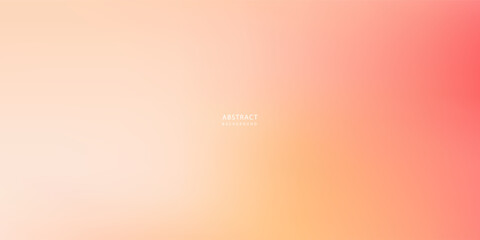 Pastel red and orange gradient background. Colorful blurred texture design for digital, banner, web, poster, ads, surface, backdrop, header, greeting, invitation, celebration, decor, display, branding © aditiyarhamadhan