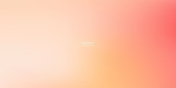 Pastel red and orange gradient background. Colorful blurred texture design for digital, banner, web, poster, ads, surface, backdrop, header, greeting, invitation, celebration, decor, display, branding