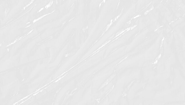 plastic overlay texture of realistic crumpled transparent plastic film wrap on white background,wrinkled stretched plastic effect. plastic background on transparent png
