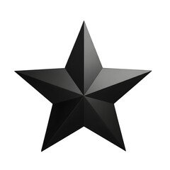 Obraz premium Illustration of Black star shape symbol icon