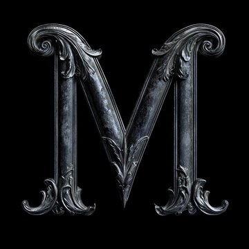 Ornate capital letter M