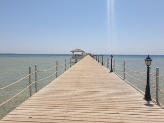 Fototapeta premium pier in the sea