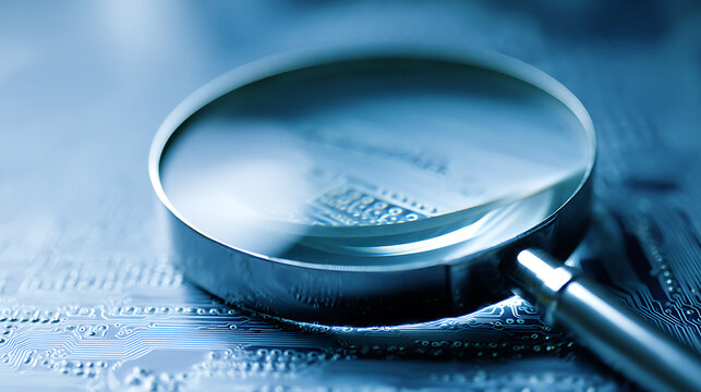 Magnifying Glass on Circuit Board: Digital Forensics, Data Analysis, and Technology Exploration with a Focus on Detail and Modern Research