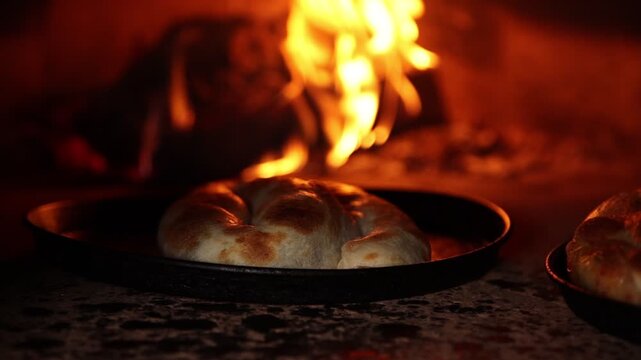 Delicious burek in a Balkan caf&eacute;. A typical Balkan dish. Close-up