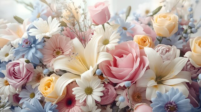 bouquet of pink tulips