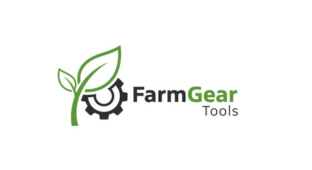 Farm Gear Tools Logo Design.