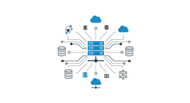 Cloud Computing Network Infrastructure Diagram.