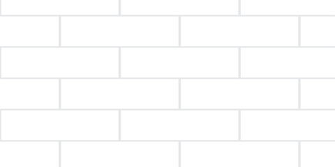 Obraz premium white brick wall texture and solid bricks seamless pattern background.