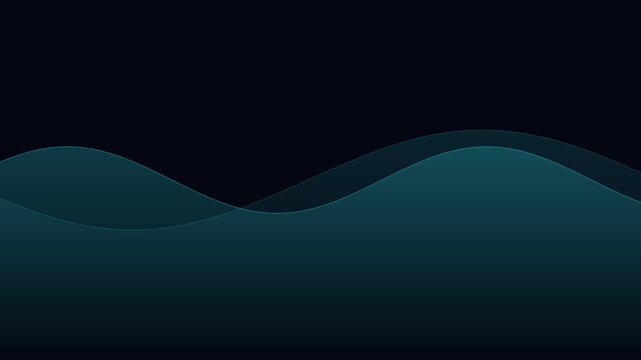 Chart waves with overlapping area charts