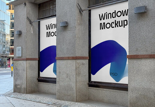 Two Window Facade Mockups