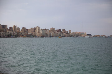 Fototapeta premium The Mediteranian Sea, Bad Weather, Clouds