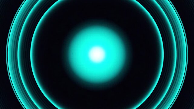 High quality, seamless looping motion background featuring a central pulsating plasma energy core with shockwaves. Perfect for EDM visuals, VJ loops, futuristic presentations, sci-fi scenes, event bac