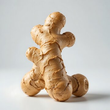 ginger root on wooden table. gember