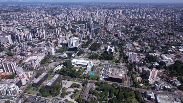 Video de Curitiba &aacute;ereo, feitas com drone