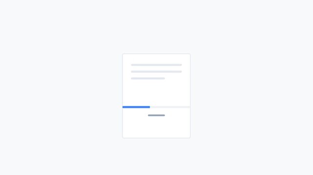 Form Submission Process with Loading Bar and Success Confirmation.