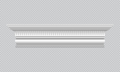 Classic Decorative Wall and Ceiling Molding Set – Elegant Crown Molding, Baseboard, and Architectural Trim Vector Collection © gzba