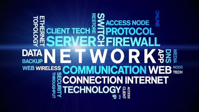 Network animated word cloud-gross domestic product animation tag kinetic typography seamless loop.