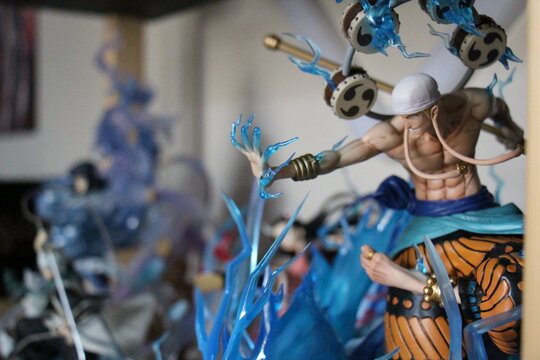 figurine from one piece, luffy