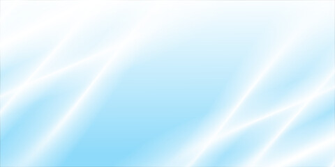 Abstract white wavy glowing lines on a blue background. Futuristic digital high-technology pattern. Health Care concept. Vector