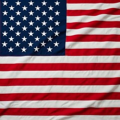 Fototapeta premium American Wave Flag