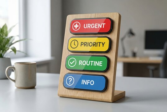 Prioritization Metrics for Efficient Workflow Management with Urgent, Routine, and Informational Tasks in a Modern Work Environment captured with clarity