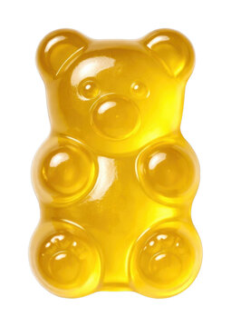 PNG Golden gummy bear candy