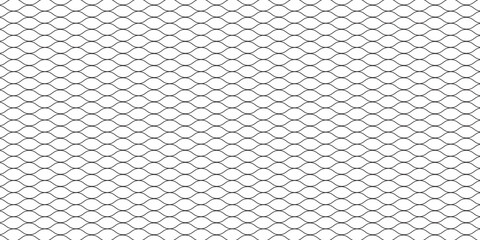Mesh texture for fishing nets. Seamless pattern for sportswear or soccer goal, volleyball net, basketball hoop, hockey, athletics. Abstract net background for sports