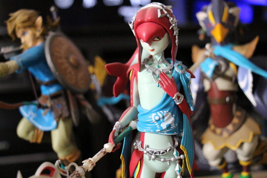 Mipha figurine from the legend of zelda games
