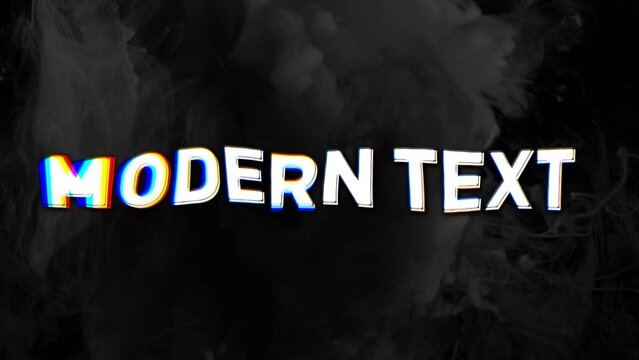 Modern Text Animation 09