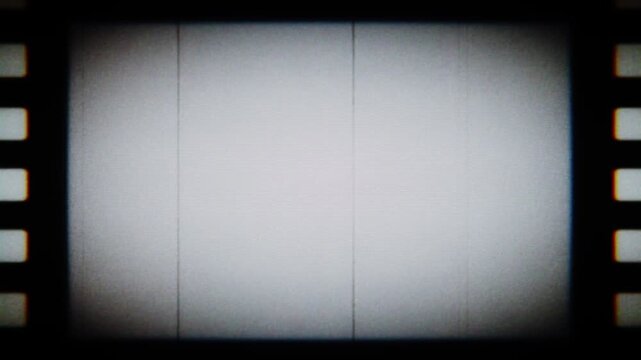 Old style vintage retro flickering film reel overlay clip with dust and scratches and film stock damage
