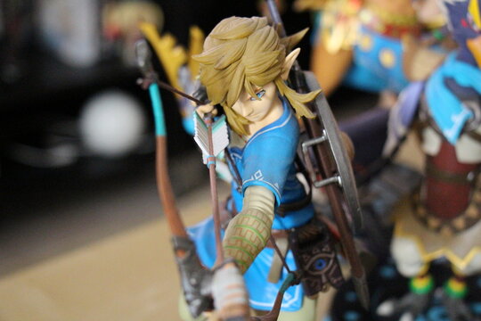 Link figurine from the legend of zelda games