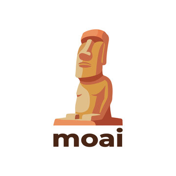 This image showcases a moai statue, representing cultural heritage and history from Easter Island, highlighting its unique design and significance in Polynesian culture.