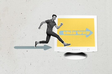 Trend template sketch design photo collage of process direction development startup choice young...